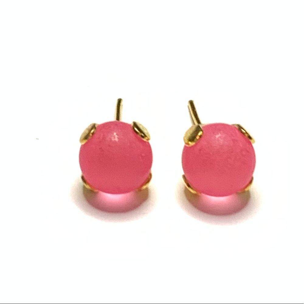 New Pink Stud Earrings